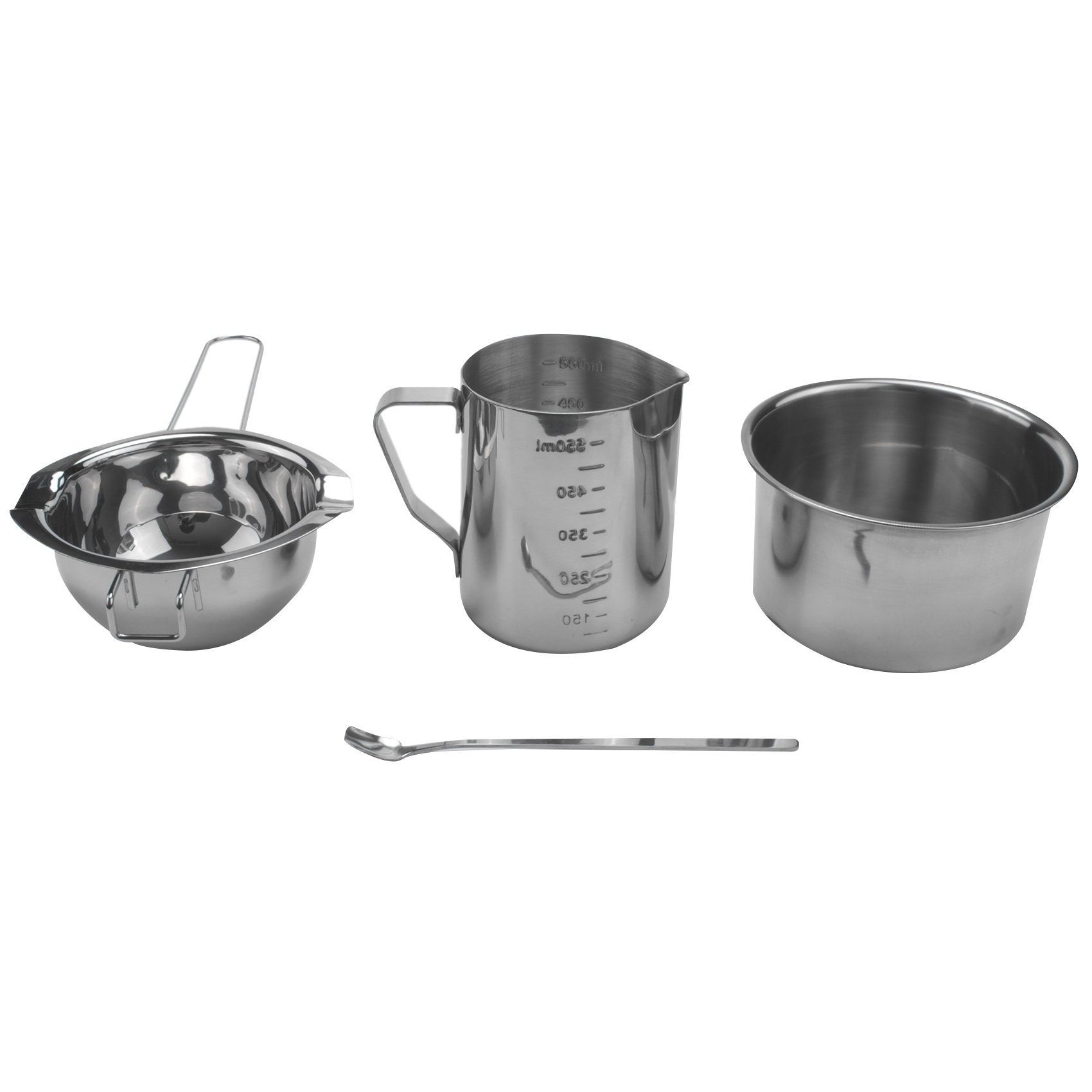 Soap Making Double Boiler - Set AEE8-4 in Acciaio Inox con