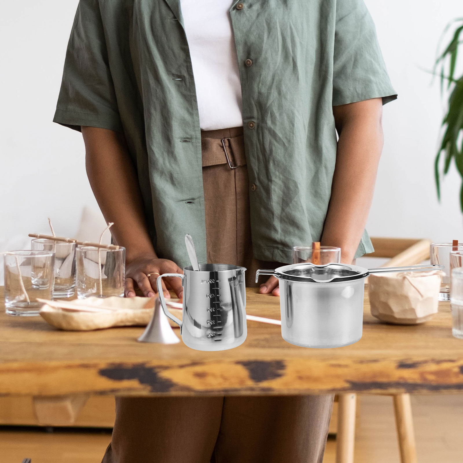 Soap Making Double Boiler - Set di 1 Pentola a Doppia