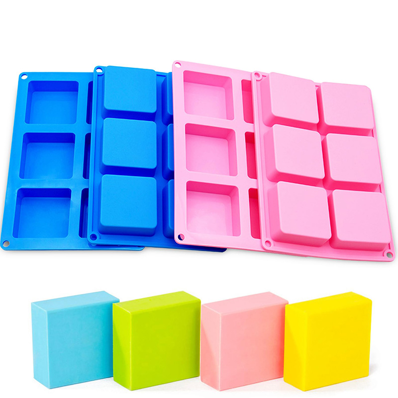 Soap Mold Silicone Loaf - Stampi per sapone quadrati padella in
