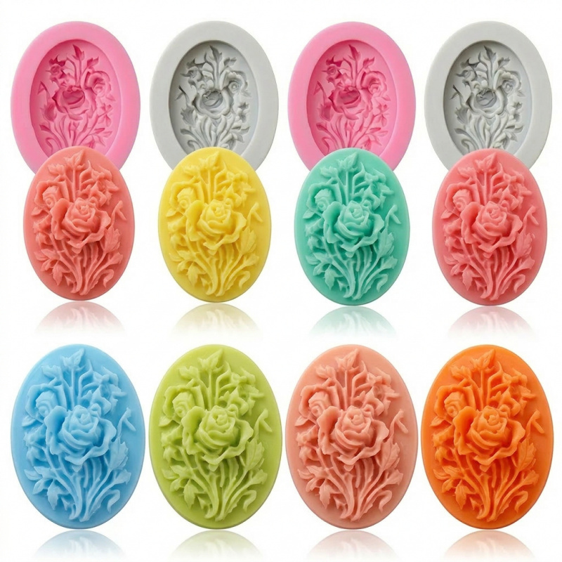 Soap Making Kits - 4 stampi in silicone a forma
