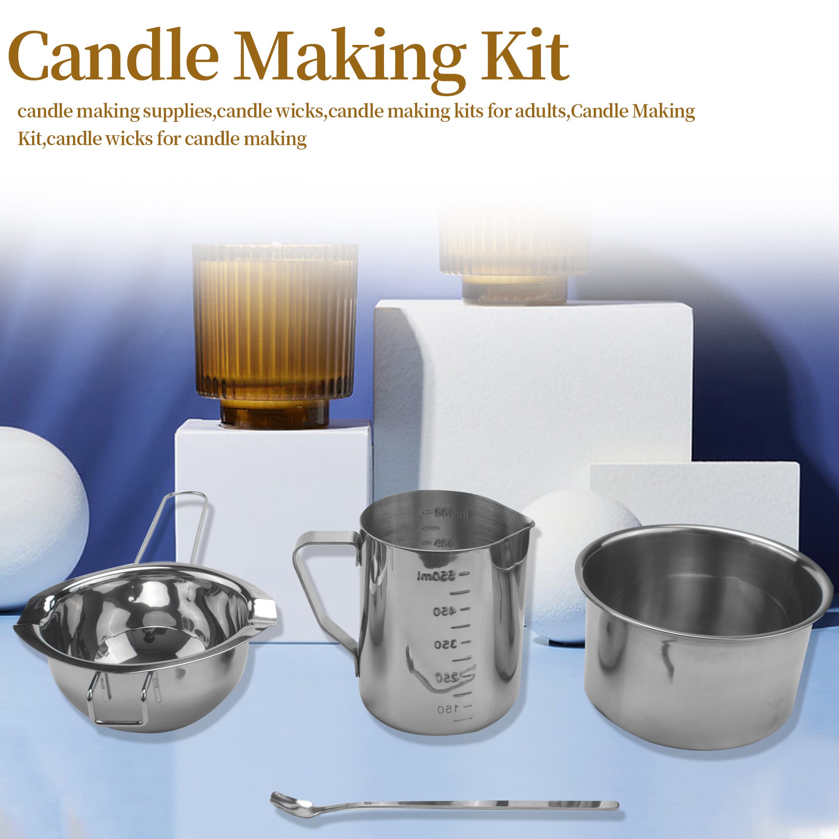 Set AEE8-4 in Acciaio Inox con - Soap Making Double Boiler recensione e prezzo