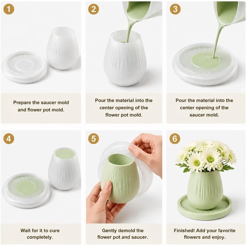 Stampo in argilla flessibile I - Soap Making Pot recensione e prezzo