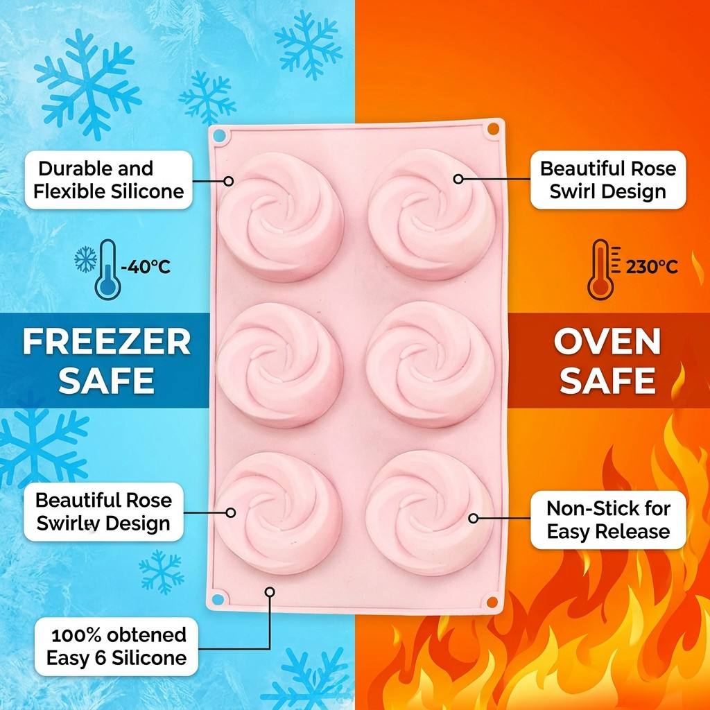 Stampo in Silicone a 6 Cavità  - Soap Mold Silicone Loaf recensione e prezzo