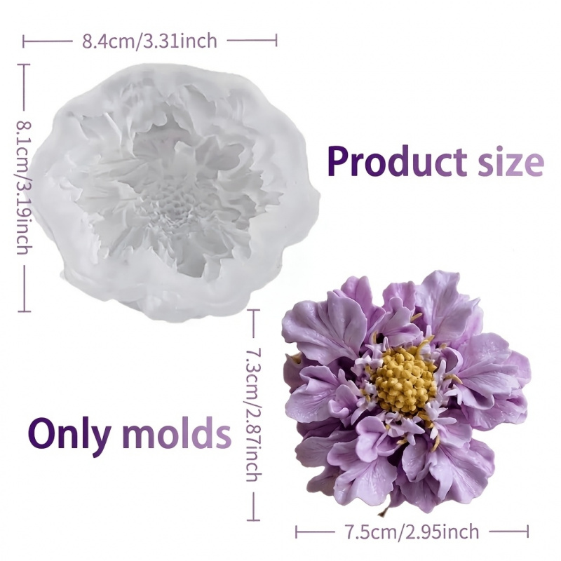 1 stampo in silicone per fiori - Soap Making Kits recensione e prezzo
